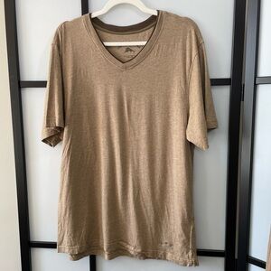 [m/l] Tommy Bahama Men’s Matching Muted Golden Yellow Pajama Set Lightweight